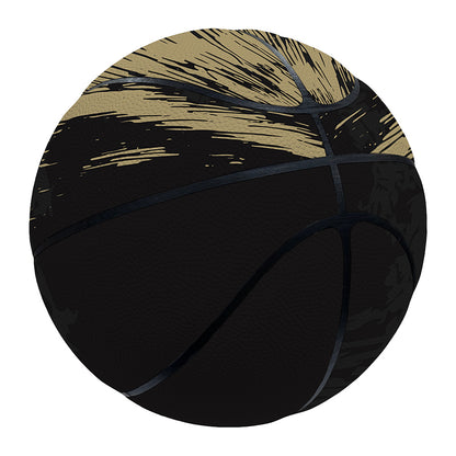 Satanic Pentagram Skull Print Basketball