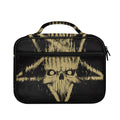 Satanic Pentagram Skull Print Briefcase Bible Bag