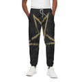 Satanic Pentagram Skull Print Cotton Sweatpants