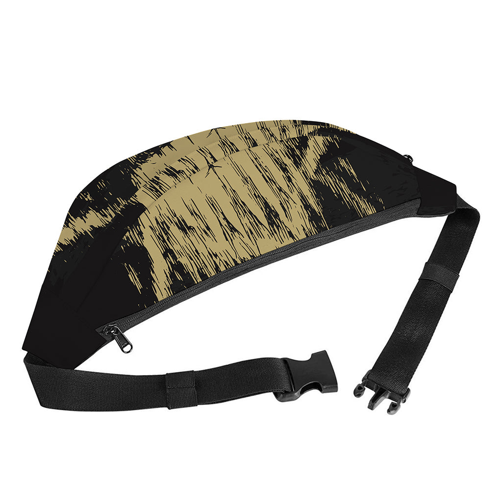 Satanic Pentagram Skull Print Fanny Pack