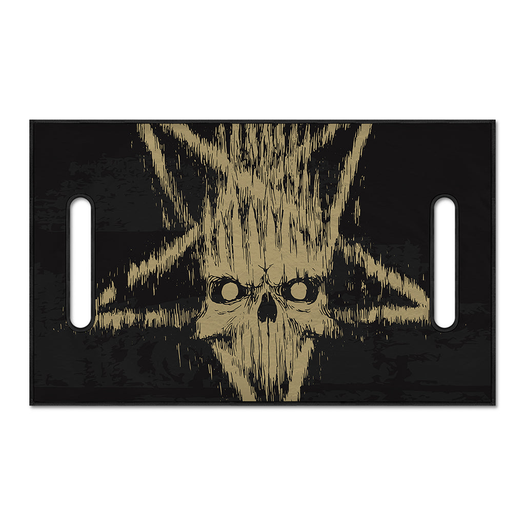 Satanic Pentagram Skull Print Golf Cart Seat Cover