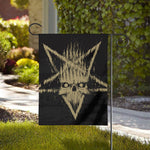Satanic Pentagram Skull Print House Flag