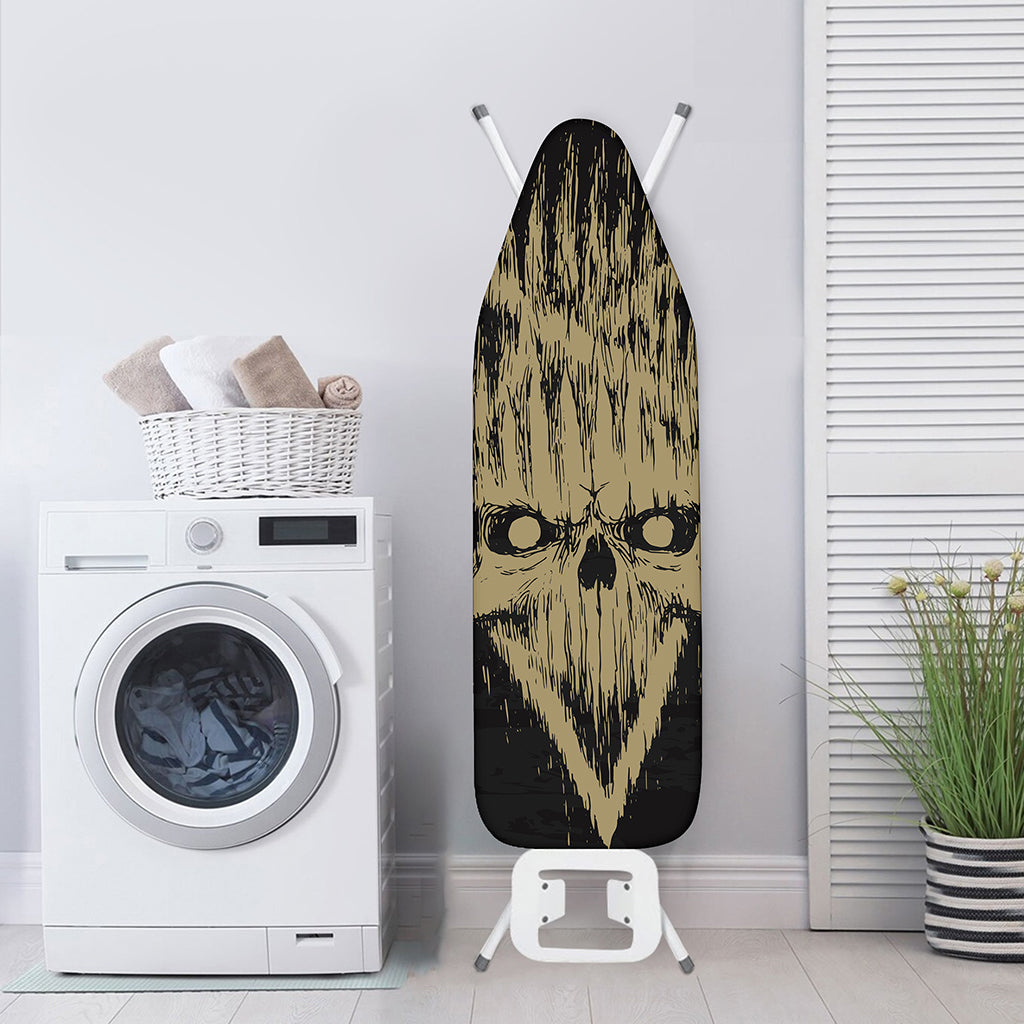Satanic Pentagram Skull Print Ironing Board Cover