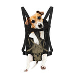 Satanic Pentagram Skull Print Pet Carrier Backpack