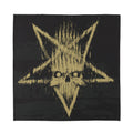 Satanic Pentagram Skull Print Silk Bandana