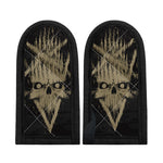 Satanic Pentagram Skull Print Skillet Handle Cover