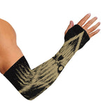 Satanic Pentagram Skull Print Sun Protection Arm Sleeves