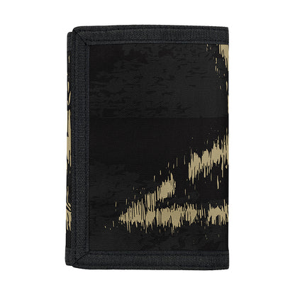 Satanic Pentagram Skull Print Trifold Wallet