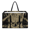 Satanic Pentagram Skull Print Utility Tote Bag