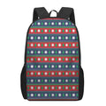 Scandinavian Christmas Pattern Print 17 Inch Backpack