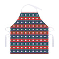 Scandinavian Christmas Pattern Print Adjustable Apron