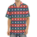 Scandinavian Christmas Pattern Print Aloha Shirt