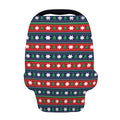 Scandinavian Christmas Pattern Print Baby Seat Cover