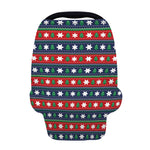 Scandinavian Christmas Pattern Print Baby Seat Cover