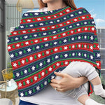Scandinavian Christmas Pattern Print Baby Seat Cover