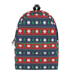 Scandinavian Christmas Pattern Print Backpack