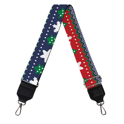 Scandinavian Christmas Pattern Print Bag Strap