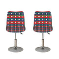 Scandinavian Christmas Pattern Print Bar Stool Covers