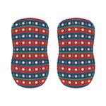 Scandinavian Christmas Pattern Print Bar Stool Covers