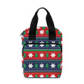 Scandinavian Christmas Pattern Print Bible Tote Bag