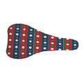 Scandinavian Christmas Pattern Print Bicycle Seat Cover