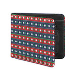 Scandinavian Christmas Pattern Print Bifold Wallet