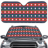 Scandinavian Christmas Pattern Print Car Windshield Sun Shade