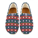 Scandinavian Christmas Pattern Print Casual Shoes