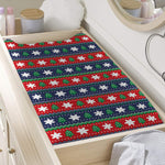Scandinavian Christmas Pattern Print Changing Pad Cover
