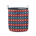 Scandinavian Christmas Pattern Print Collapsible Laundry Basket