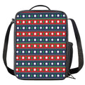 Scandinavian Christmas Pattern Print Crossbody Lunch Bag