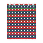 Scandinavian Christmas Pattern Print Curtain