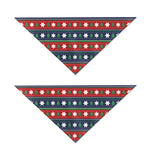 Scandinavian Christmas Pattern Print Dog Bandana