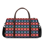 Scandinavian Christmas Pattern Print Duffle Bag
