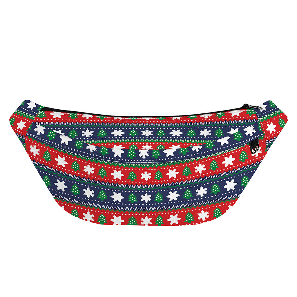 Scandinavian Christmas Pattern Print Fanny Pack