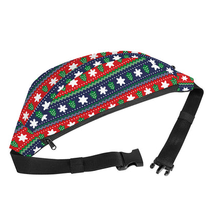 Scandinavian Christmas Pattern Print Fanny Pack