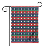 Scandinavian Christmas Pattern Print House Flag