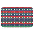 Scandinavian Christmas Pattern Print Indoor Door Mat