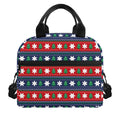 Scandinavian Christmas Pattern Print Insulated Lunch Bag