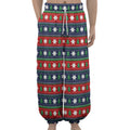 Scandinavian Christmas Pattern Print Lantern Pants