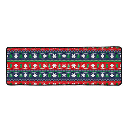 Scandinavian Christmas Pattern Print Long Kitchen Mat