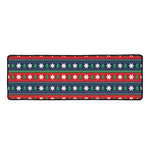 Scandinavian Christmas Pattern Print Long Kitchen Mat