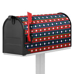 Scandinavian Christmas Pattern Print Mailbox Cover