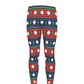 Scandinavian Christmas Pattern Print Men's Leggings