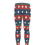 Scandinavian Christmas Pattern Print Men's leggings