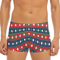 Scandinavian Christmas Pattern Print Men's Short Boxer Briefs