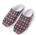Scandinavian Christmas Pattern Print Mesh Casual Shoes