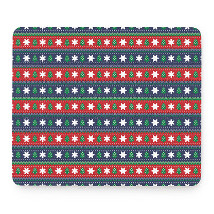 Scandinavian Christmas Pattern Print Mouse Pad