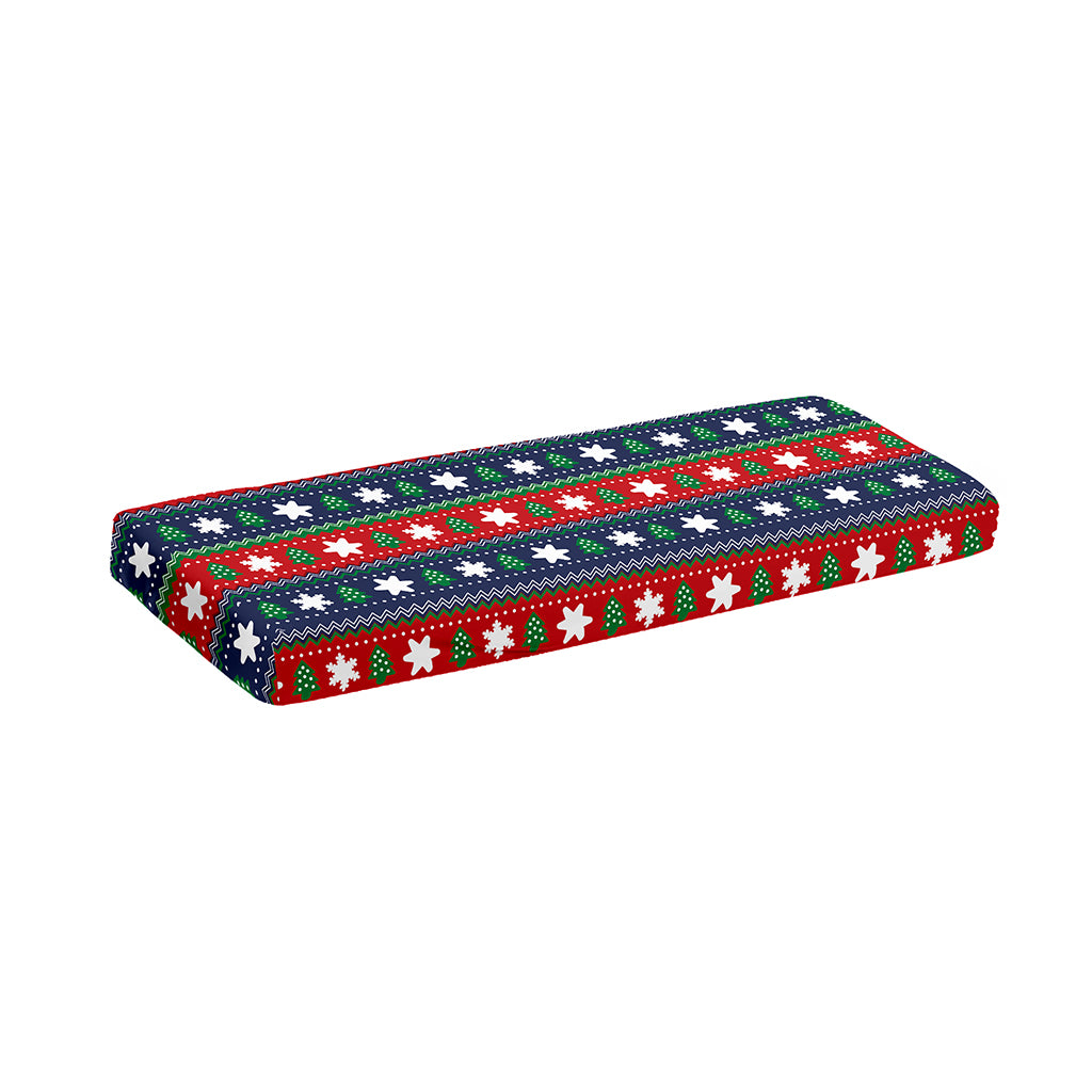 Scandinavian Christmas Pattern Print Piano Keyboard Cover