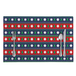 Scandinavian Christmas Pattern Print Placemat